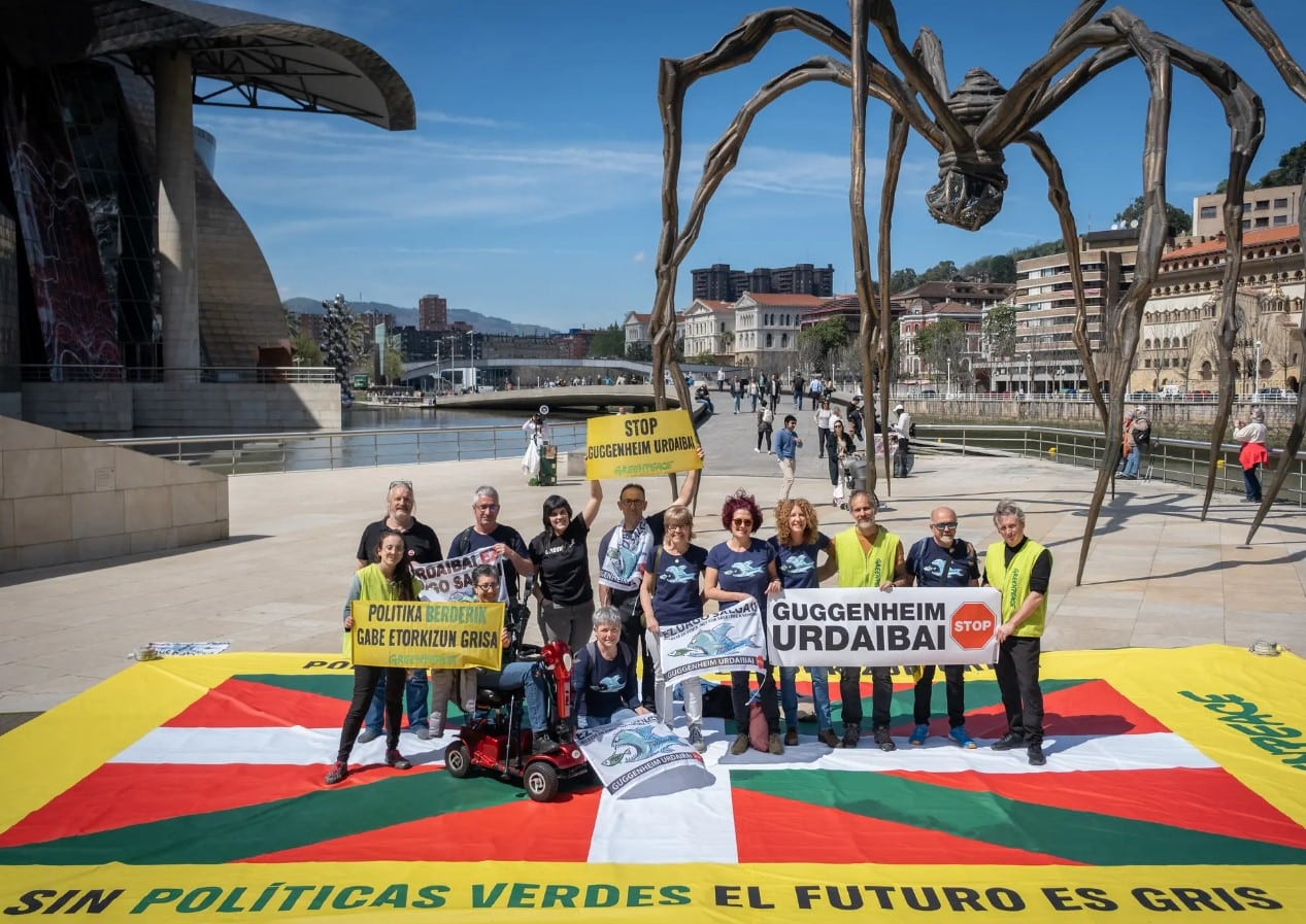 Ecologistas exigen parar Guggenheim Urdaibai