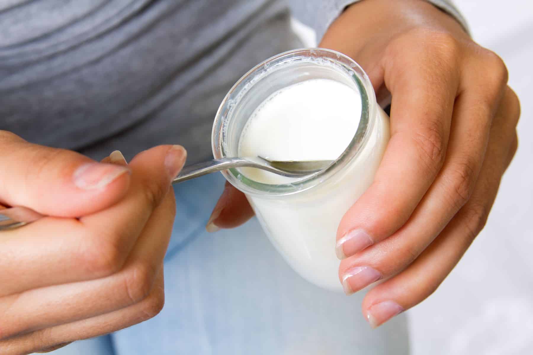 Yogures leche enriquecidos proteínas dieta saludable