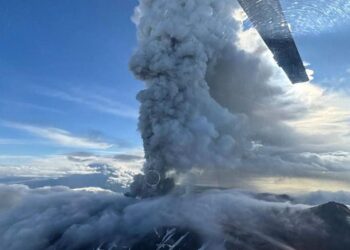 Krashenínnikov volcán cenizas Rusia