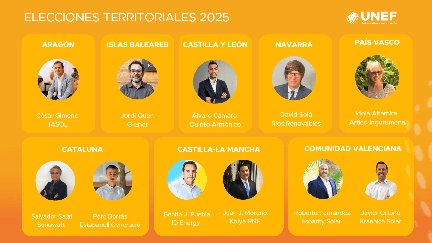 UNEF renueva delegados territoriales ocho comunidades autónomas