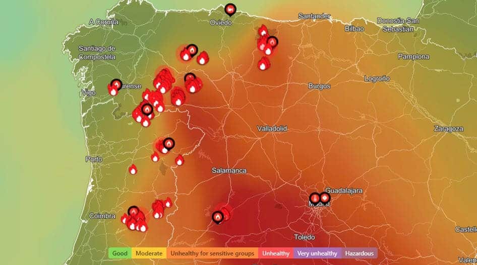 Última hora incendios España, directo 21 Agosto