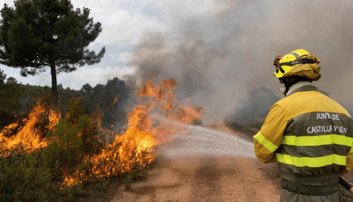 incendio forestal Médulas Bierzo