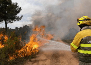 incendio forestal Médulas Bierzo