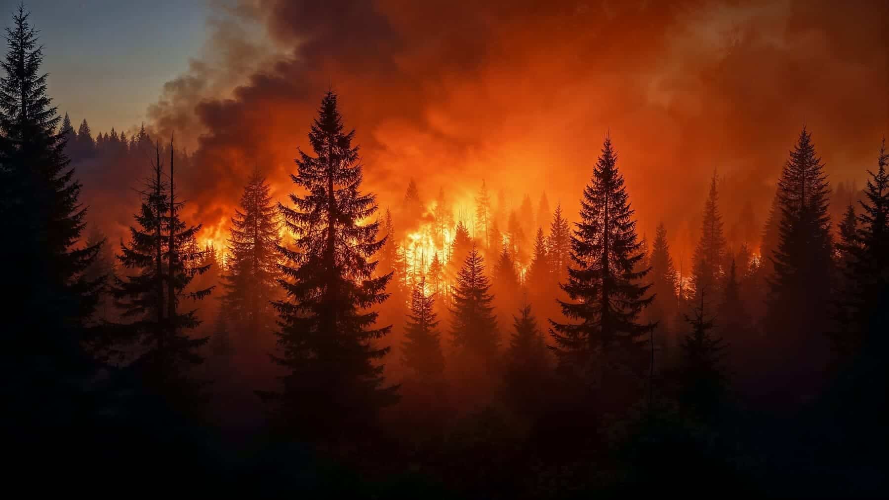 ¿Cómo afectan los incendios forestales a los hongos y microorganismos que viven en el subsuelo de los bosques
