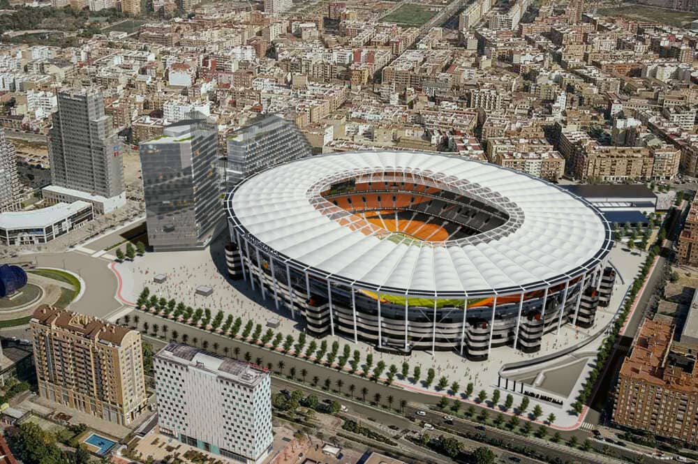 Valencia Club Fútbol placas solares Nou Mestalla inauguración 2027