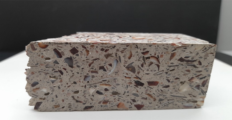 Materiales construcción residuos alimentarios