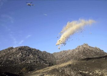 Helimulching erosión incendios forestales