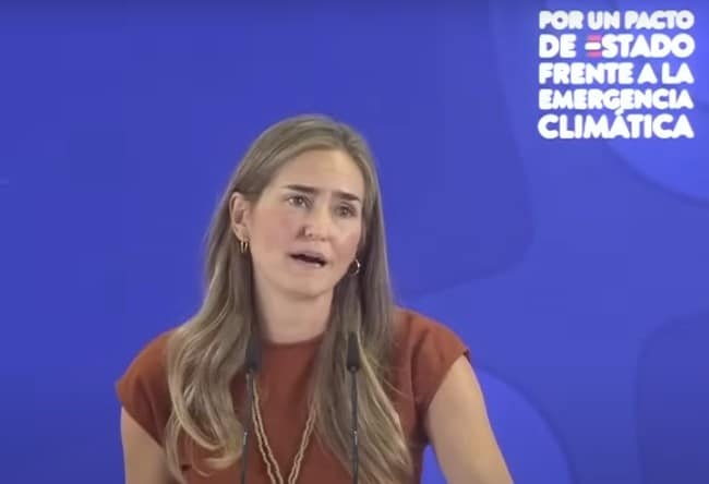 Sara Aagesen pide PP sumarse Pacto de Estado cambio climático