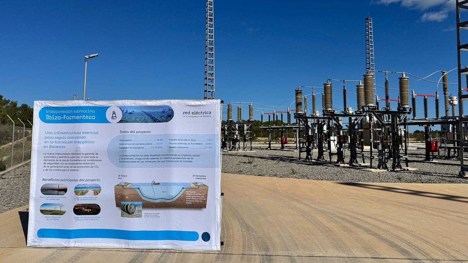 Nueva subestación eléctrica Formentera 0 emisiones