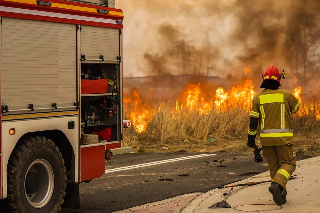 3000 bomberos forestales España exigen apagar fuego invierno mejoras condiciones laborales