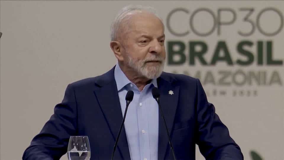 Lula da Silva interviene en la sesión inaugural de la COP30 en Belém