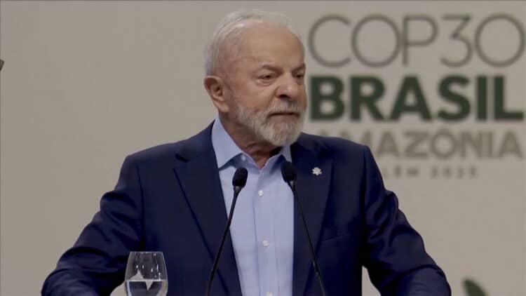 Lula da Silva interviene en la sesión inaugural de la COP30 en Belém