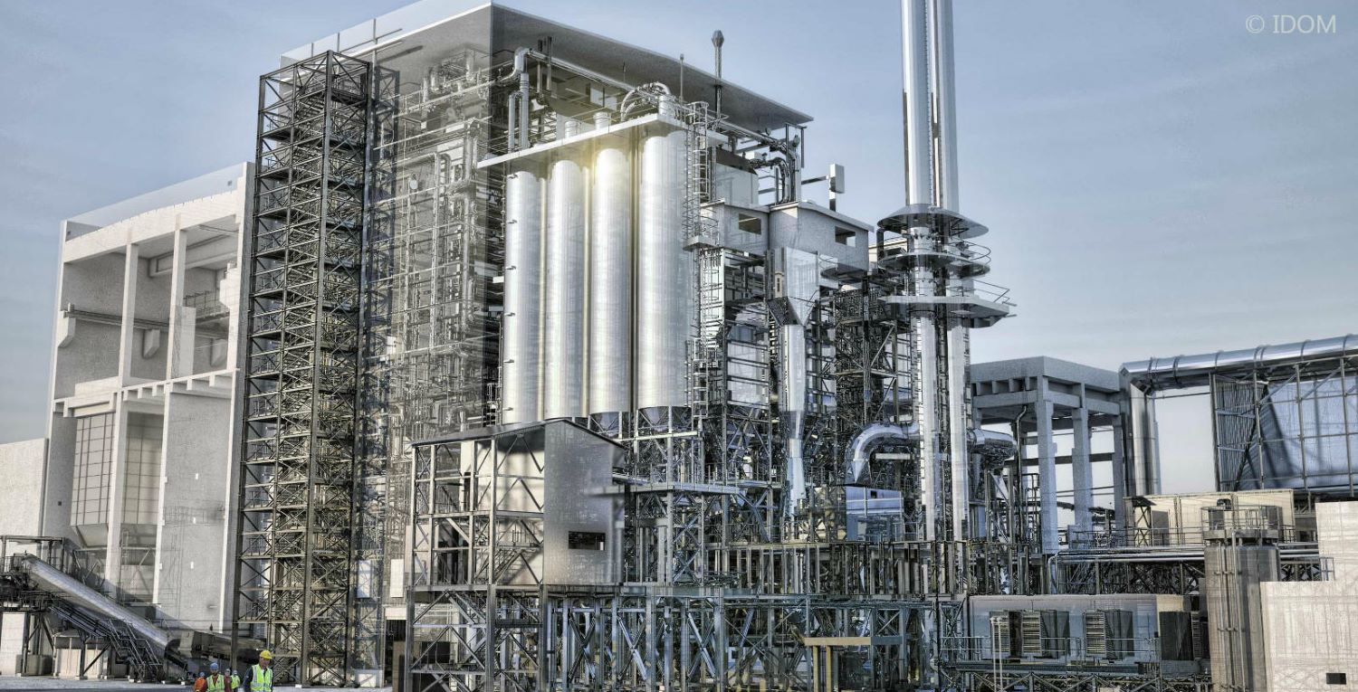 Planta de valorización energética en España tratando residuos no reciclables para reducir vertederos