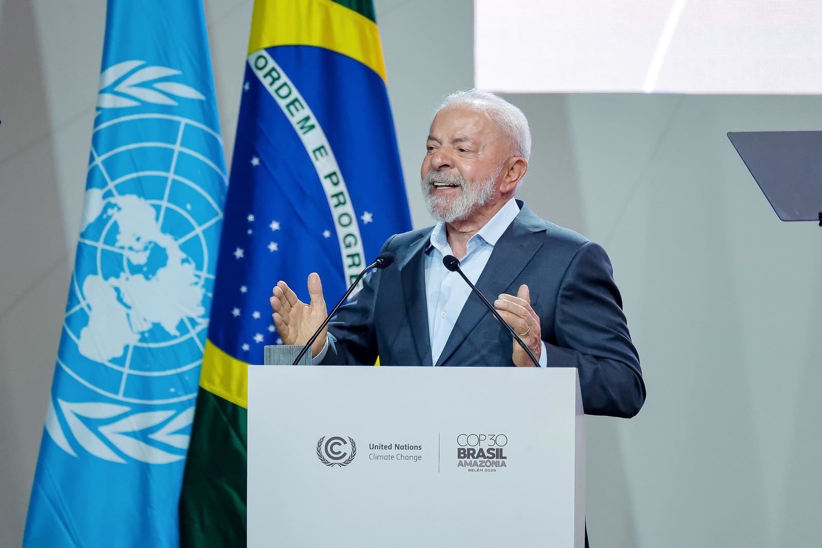 Lula ante los delegados de 113 países en el plenario de la COP30 en Belém