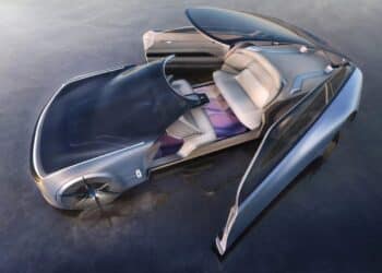 Parece una nave espacial, pero es un coche: Y lo más impresionante no se puede ver en el exterior 3 coche