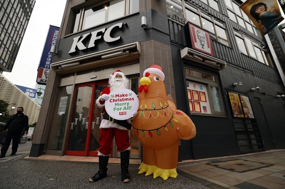 protesta peta maltrato kfc
