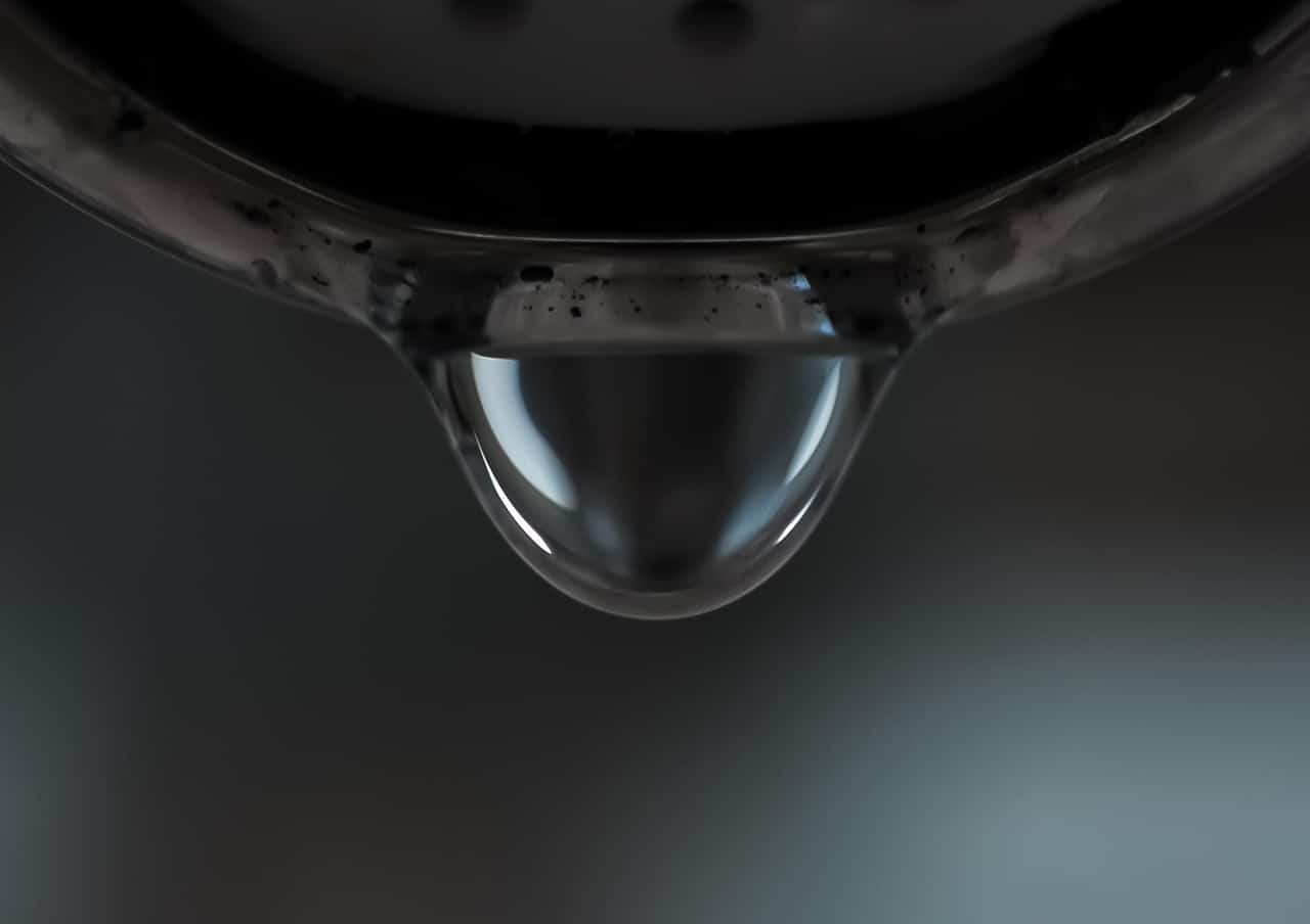 Riesgo hídrico en España, gota de agua