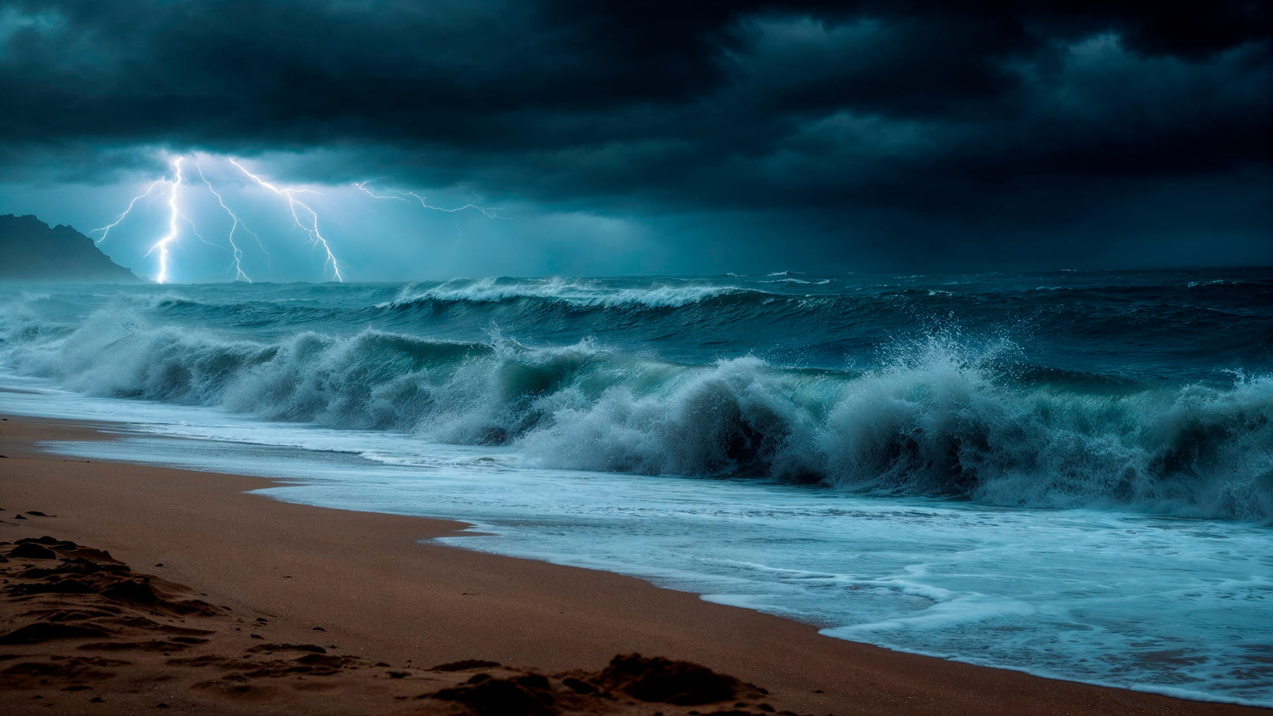 Litoral español en retroceso con playa erosionada y paseo marítimo dañado