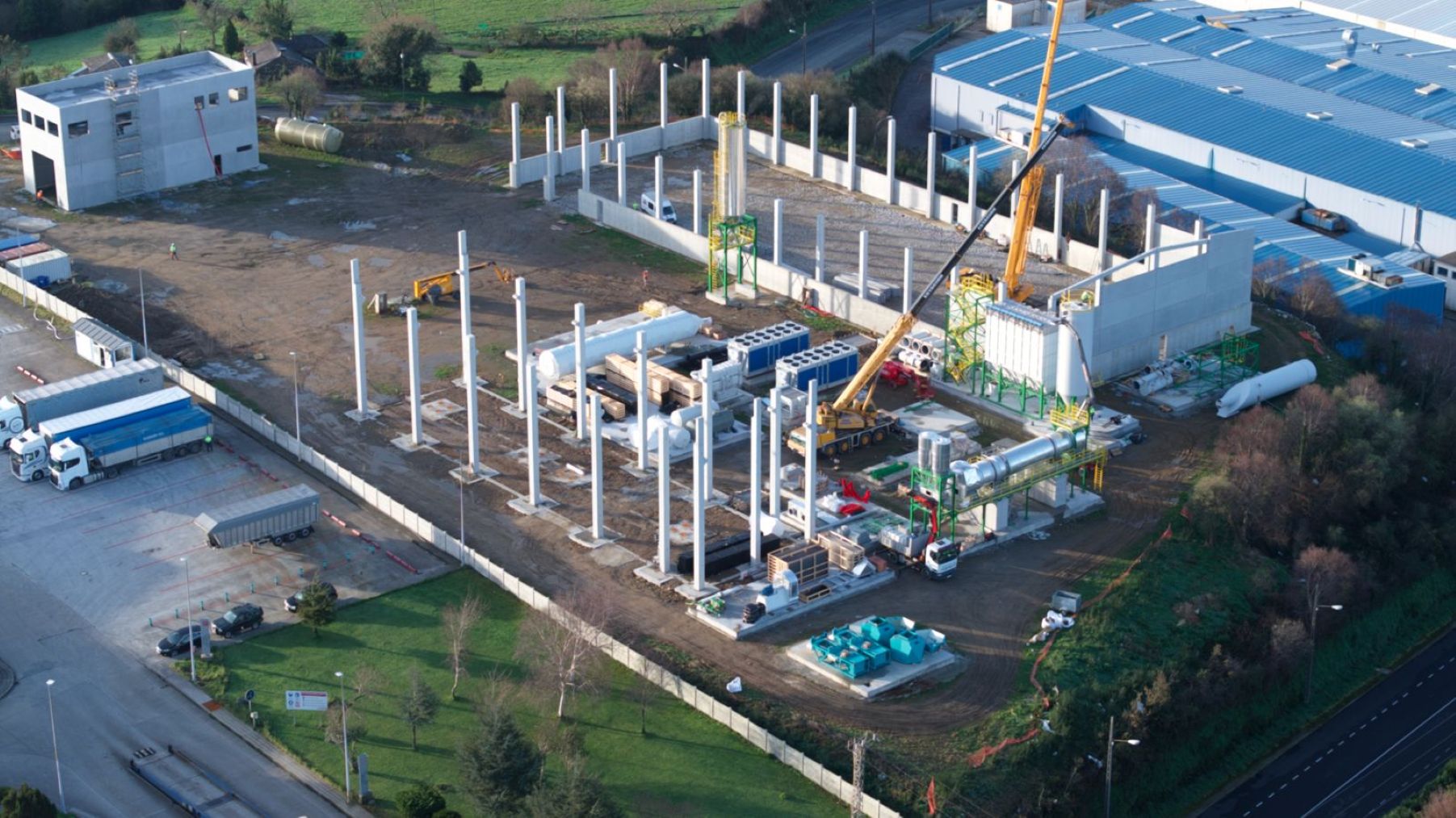 Planta de Valogreene Recinor para economía circular en Galicia