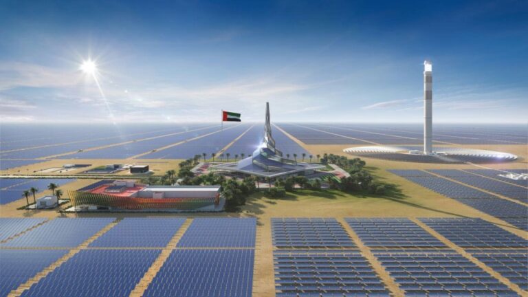 energías renovables en Emiratos Árabes Unidos en Abu Dabi