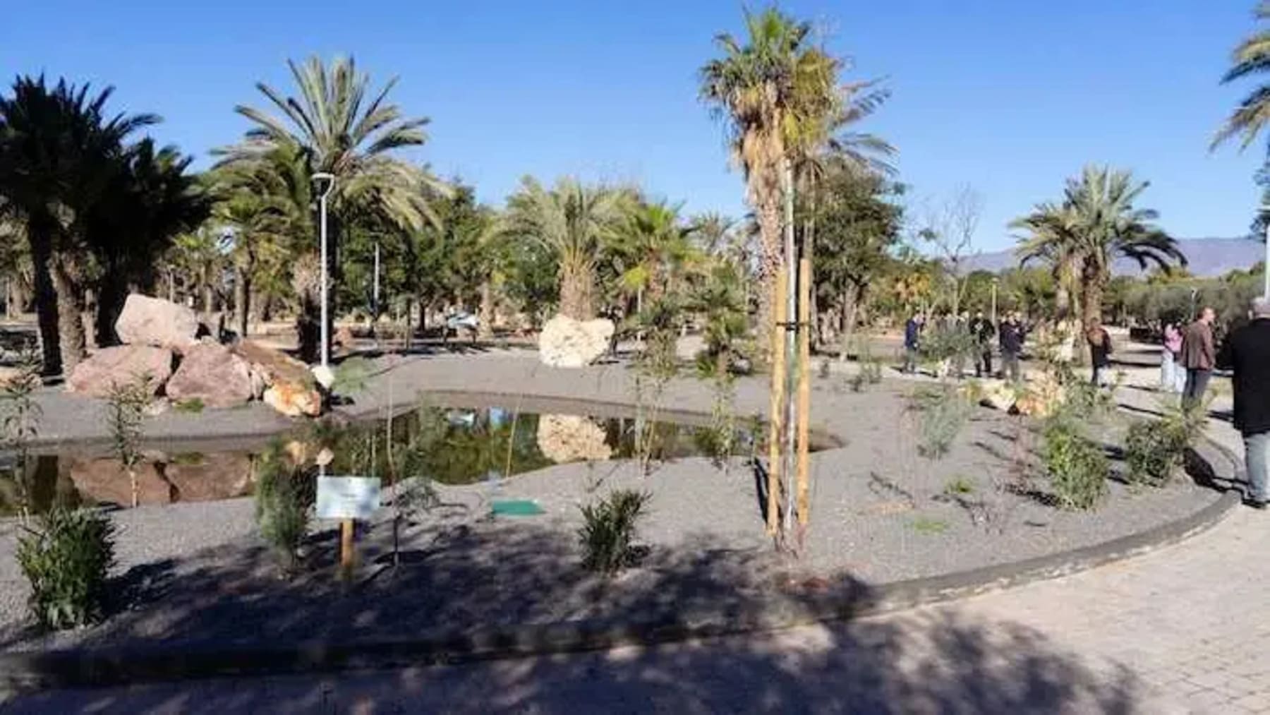 Renaturalización del parque El Boticario en Almería como pulmón verde