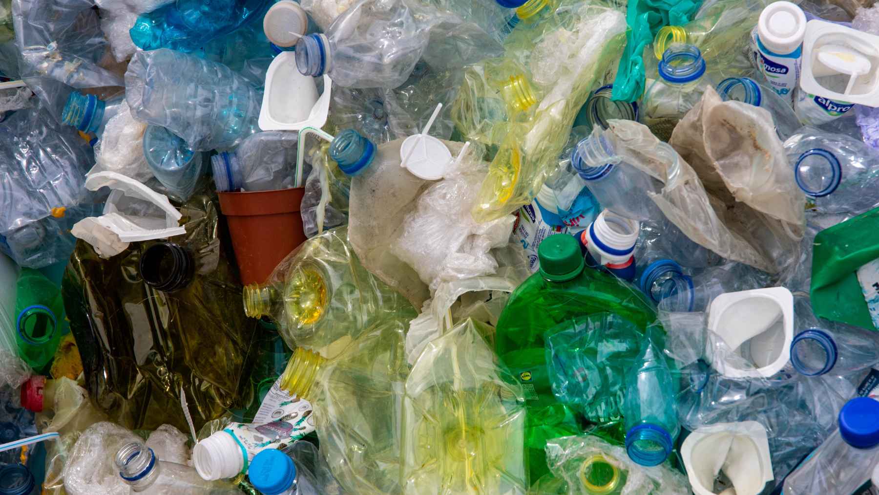 Esquema de fotosíntesis artificial que transforma residuos plásticos y nitratos en glicina mediante luz solar