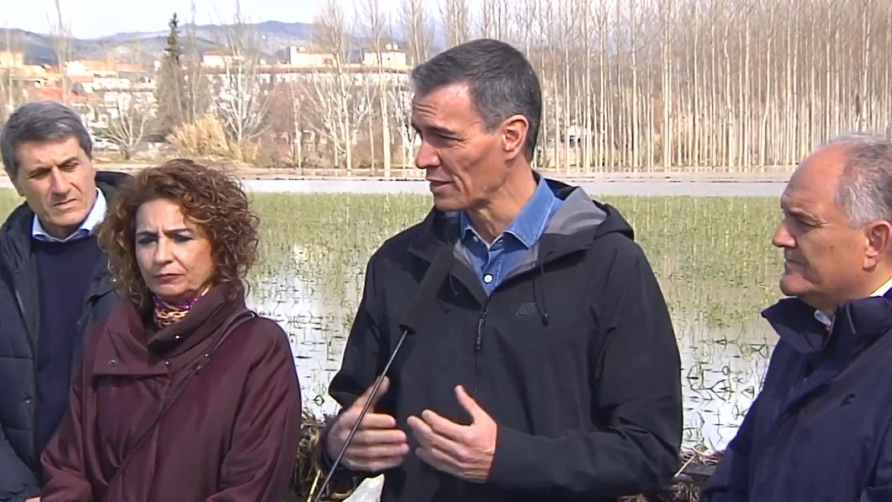 Pedro Sánchez evalúa daños por borrascas en Granada y pide acuerdo nacional crisis climática