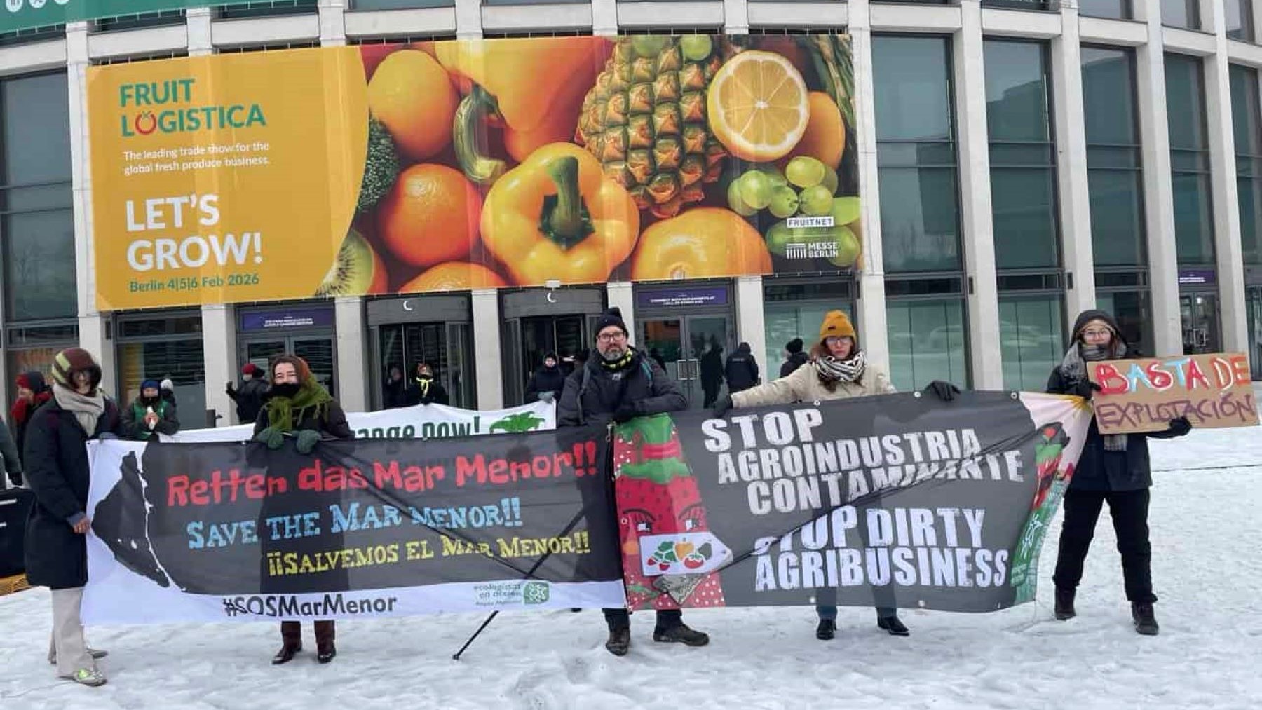 Modelo agrícola intensivo en Murcia denunciado en Berlín