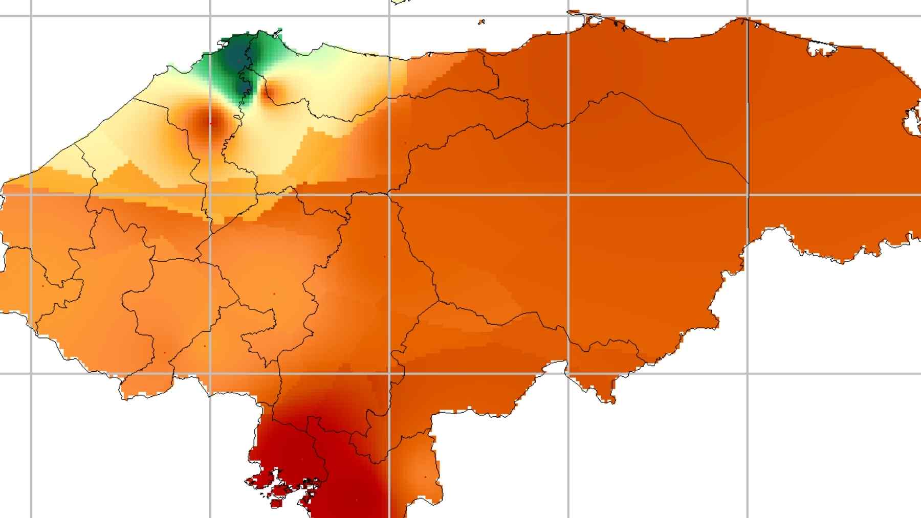 El ártico invade Centroamérica y rompe récords de temperatura de hace más de 35 años en El Salvador, Guatemala y Honduras