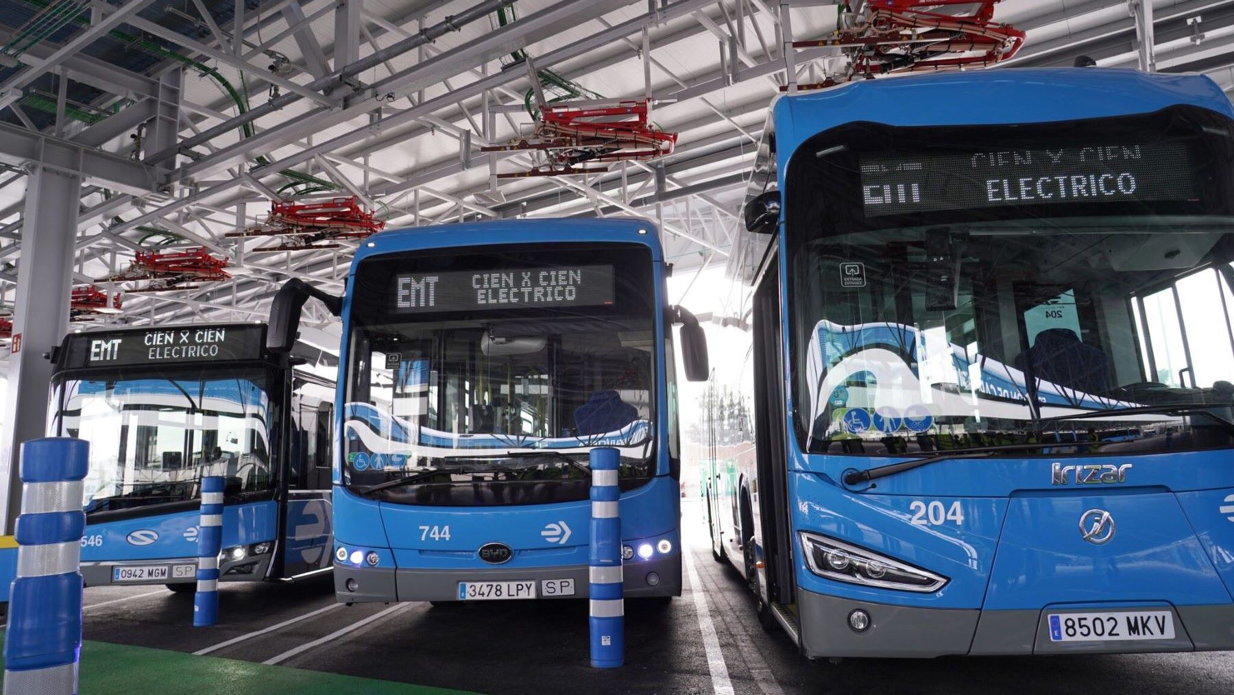 Madrid impulsa su transporte público con 120 nuevos autobuses eléctricos y supera el 25% de flota sostenible