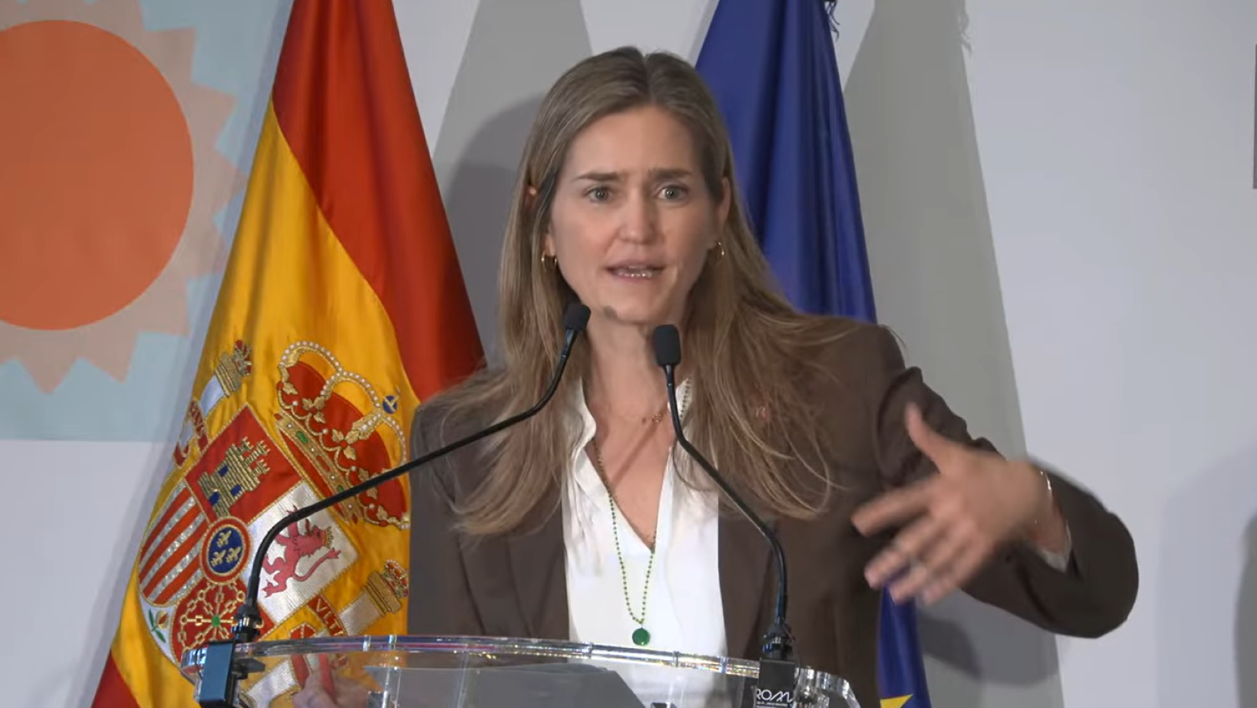 Sara Aagesen durante la jornada sobre innovación en igualdad en el mundo rural celebrada en Sigüenza