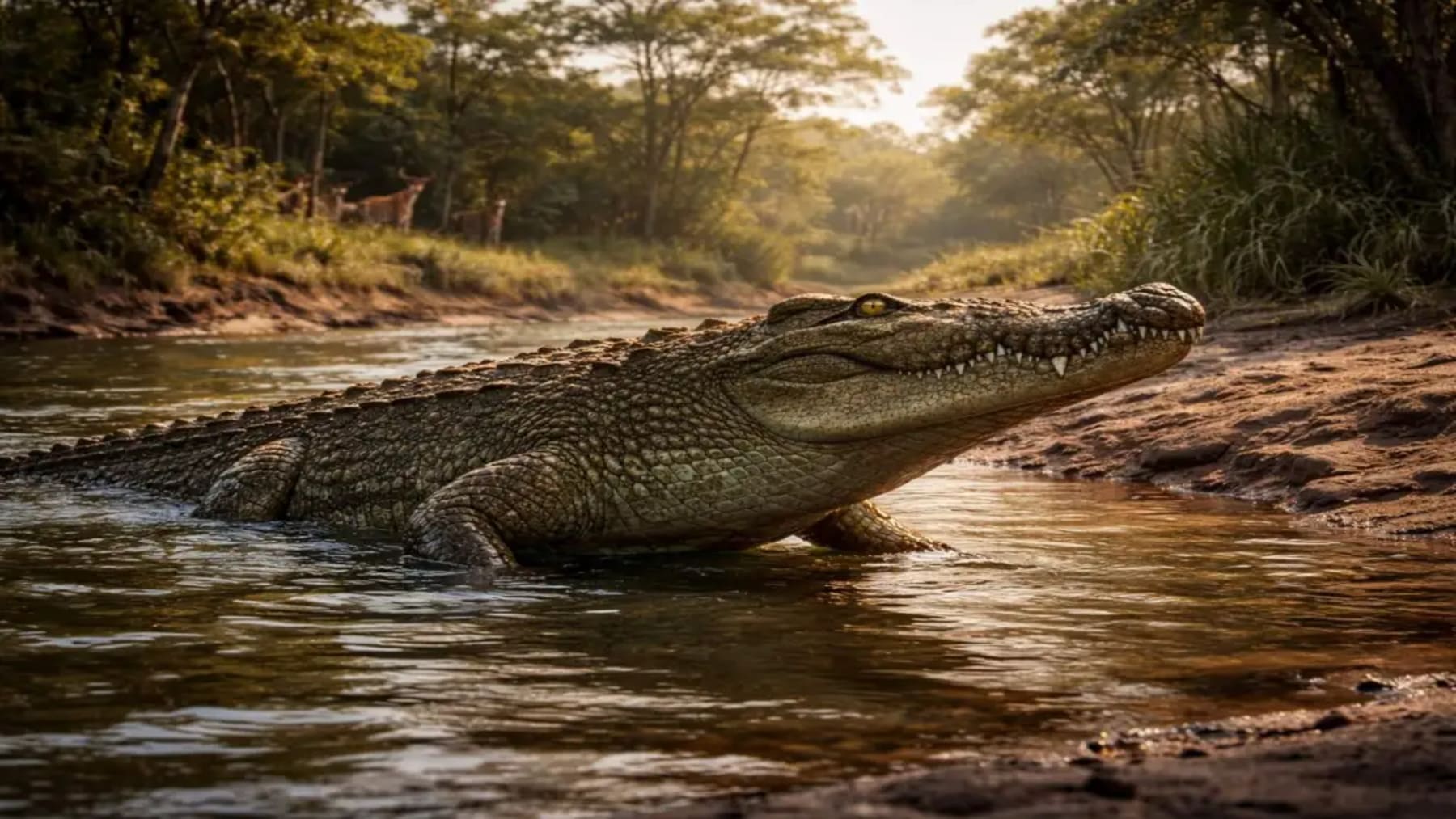 Cocodrilo cazador de Lucy depredador prehistórico