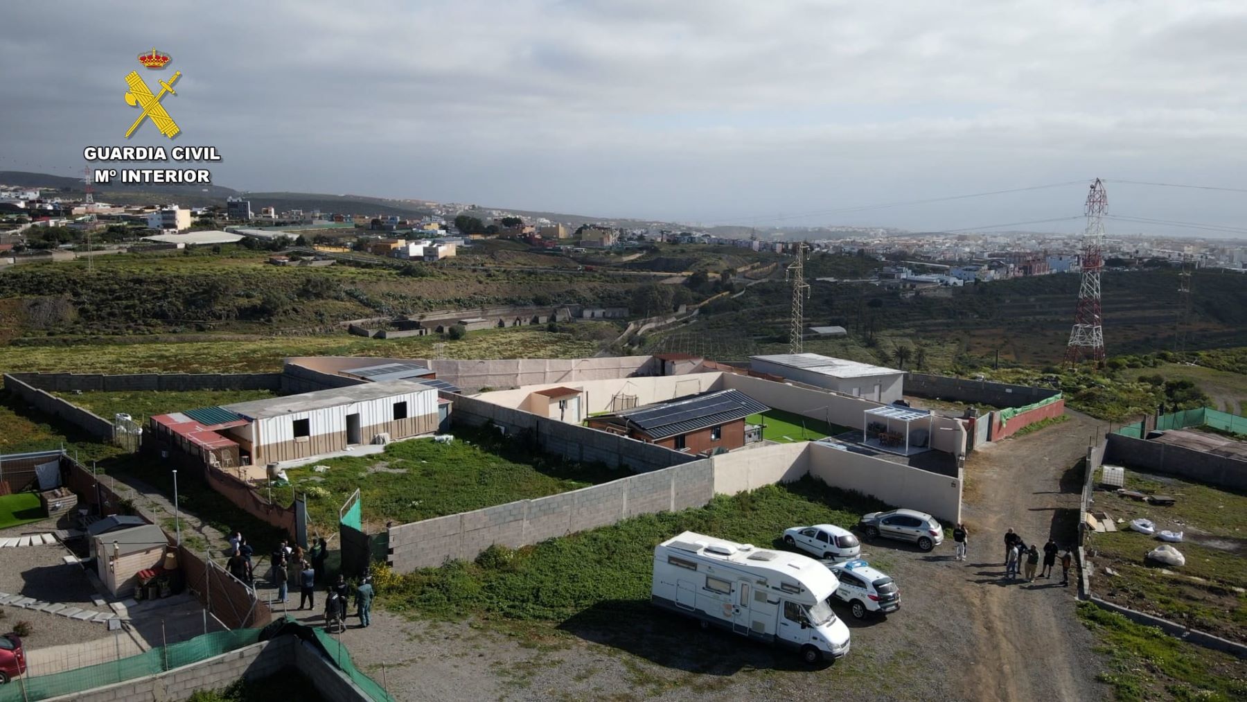 Paralizan nueve construcciones ilegales en suelo protegido en Telde tras intervención del Seprona