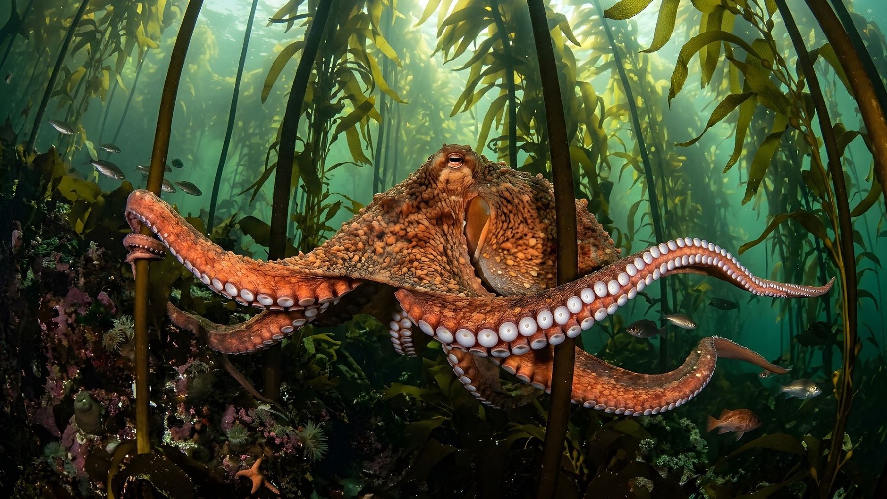 pulpos gigantes del Cretácico Superior