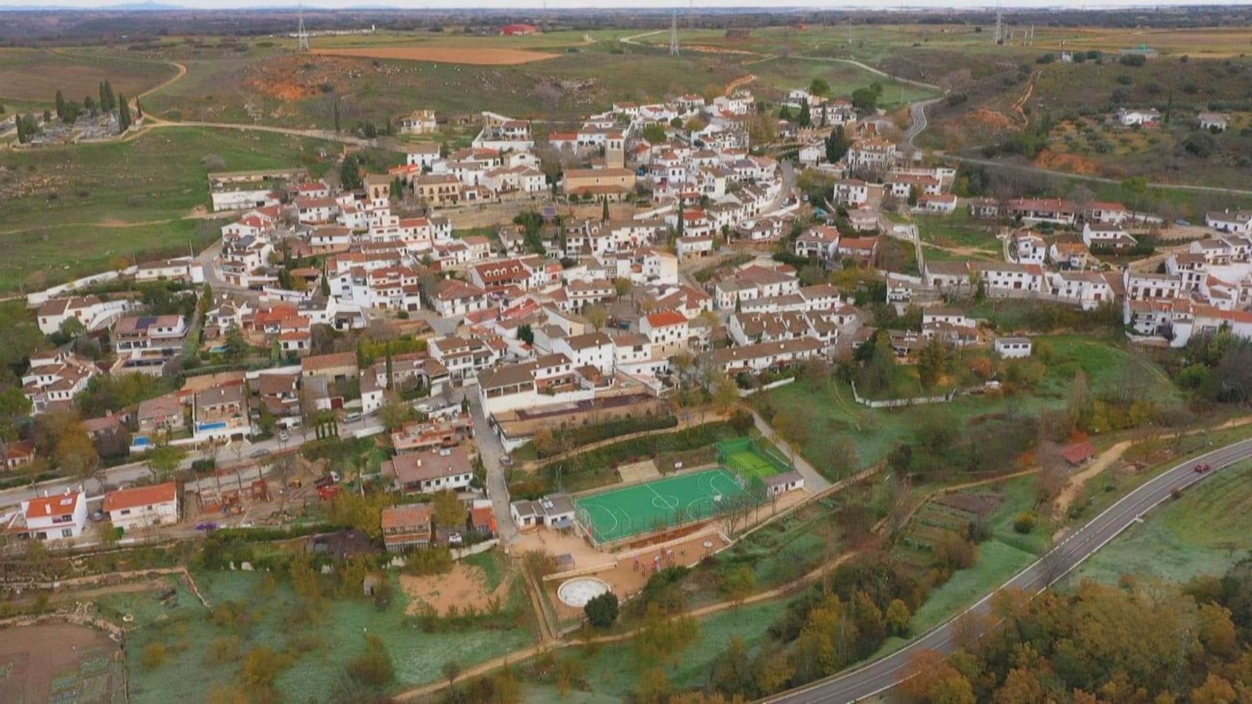 Vista aérea de Valdemoro donde se proyecta el desarrollo logístico que podría afectar al arroyo de Santiago.