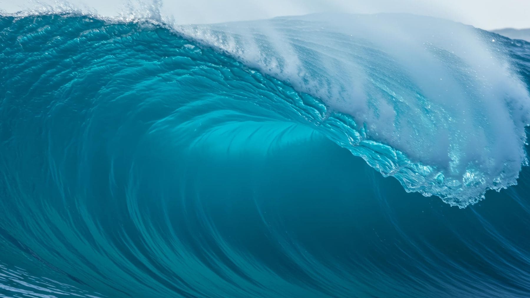 Ola gigante del océano que representa el potencial de la energía undimotriz desarrollada por Japón con tecnología GWEC.