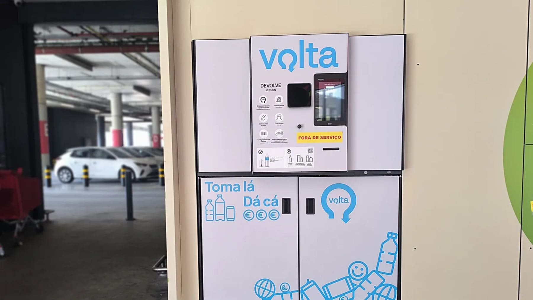 sistema depósito reembolso envases Portugal reciclaje Volta