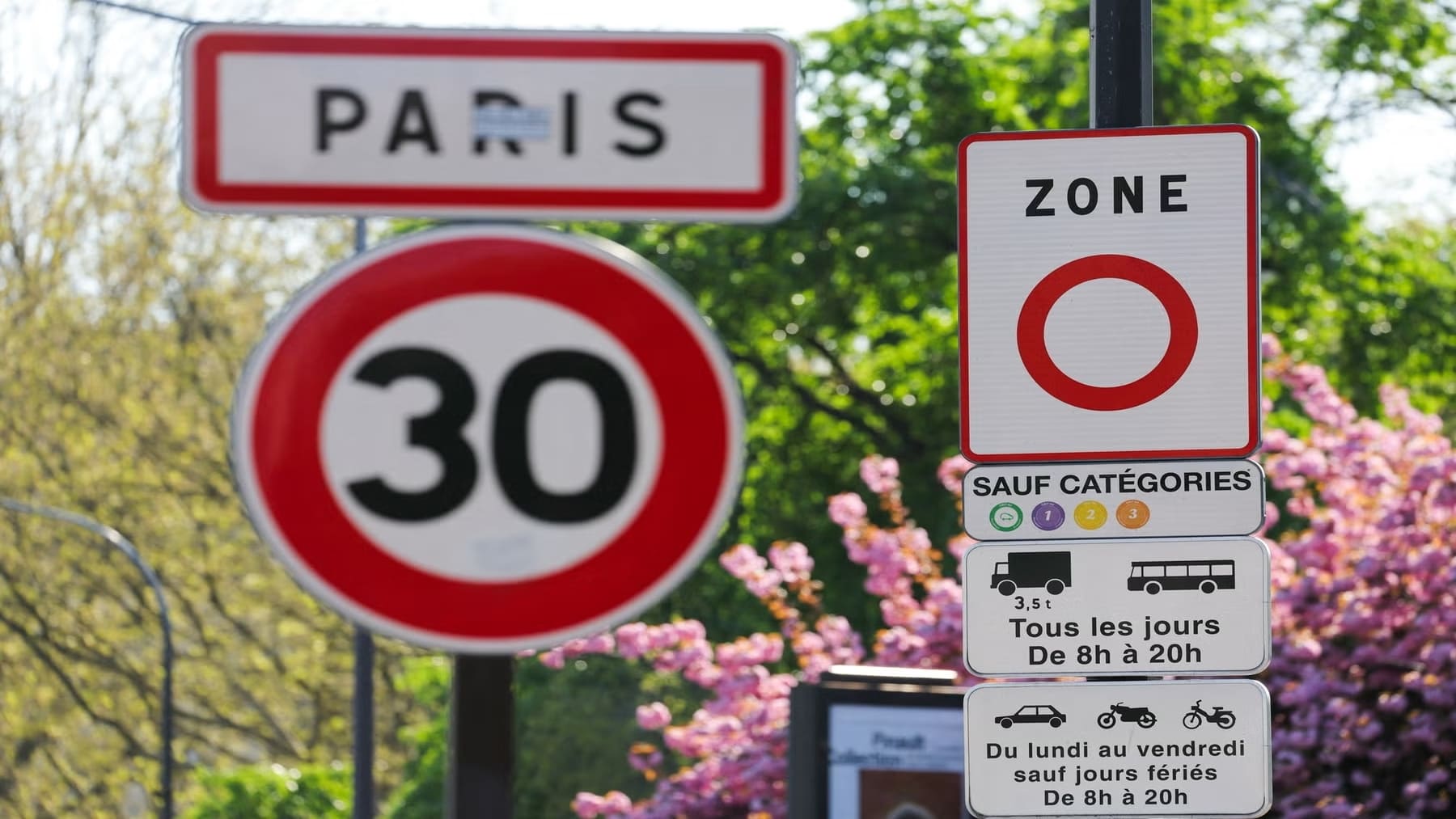 zonas bajas emisiones francia trafico contaminacion