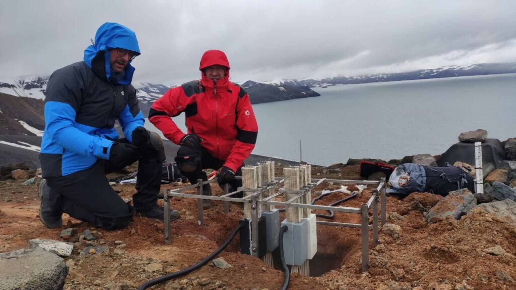 geotermia en volcanes de la Antártida con sistemas científicos de monitorización