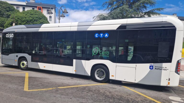 autobús eléctrico en Asturias