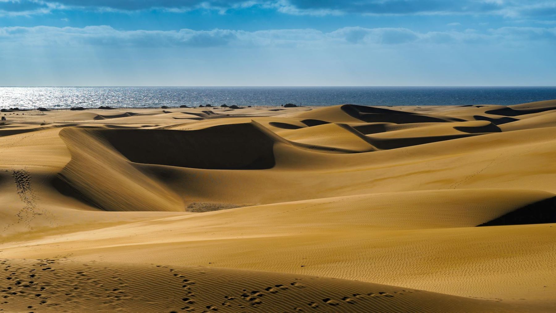Dunas de Maspalomas con sensores inteligentes y tecnología ambiental