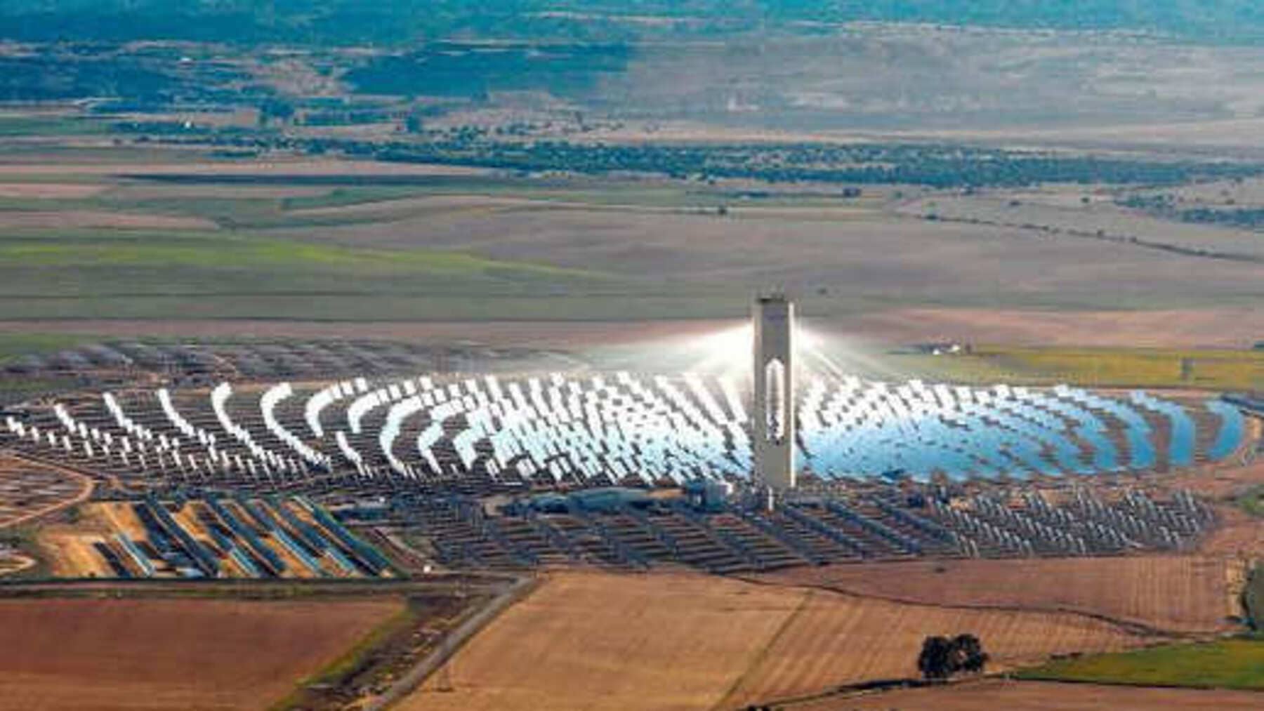 energía termosolar en España con planta solar de concentración