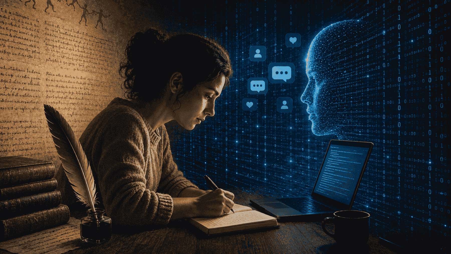 La escritura humana en la era de los algoritmos