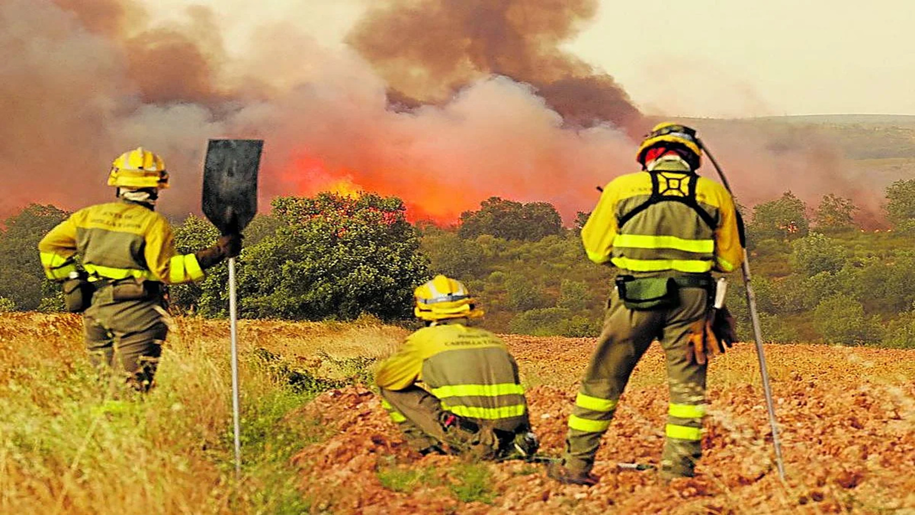 Palencia activa un gran escudo forestal para salvar sus pueblos del fuego