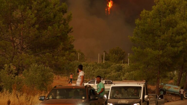 Los incendios ya no se pueden combatir como antes ante el avance de un gran incendio forestal hacia viviendas.