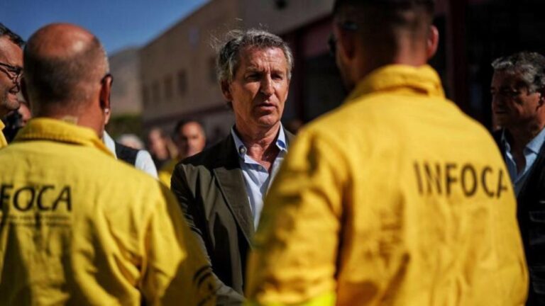 Feijóo propone un pacto nacional contra incendios