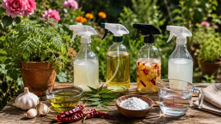 Sprays naturales caseros para combatir las plagas de las plantas