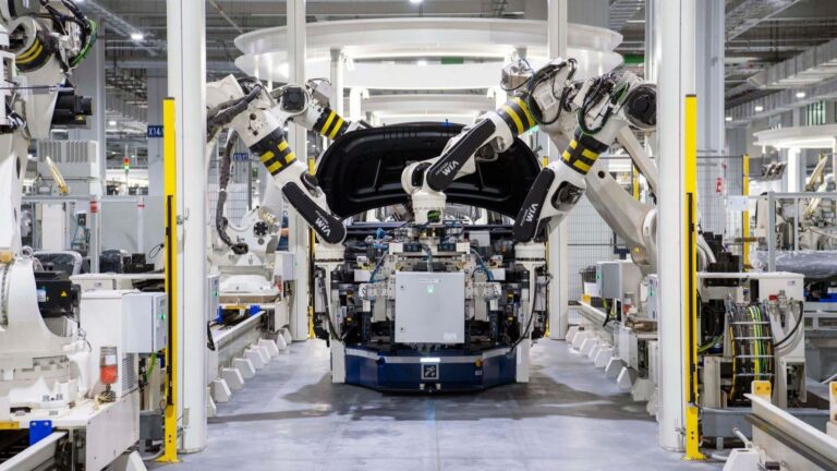 Produccion de coches electricos en Europa