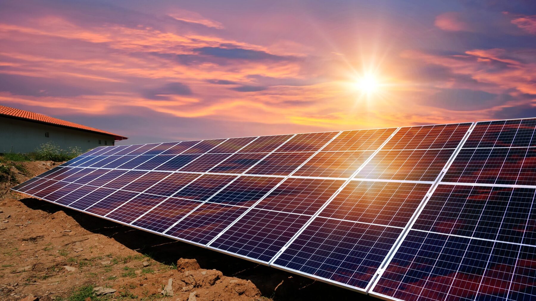 Parque fotovoltaico en España para ilustrar la investigación sobre sistemas solares expuestos