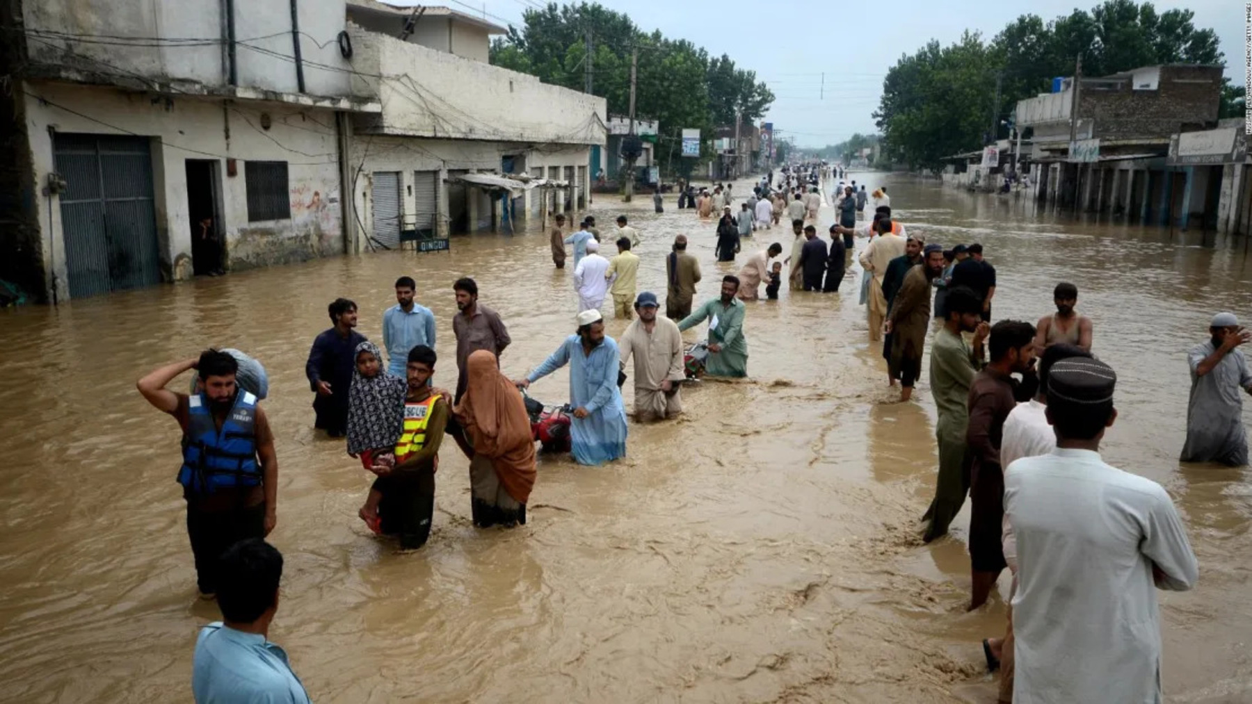 Inundaciones de Pakistán de 2022 para ilustrar el debate sobre las emisiones del G20